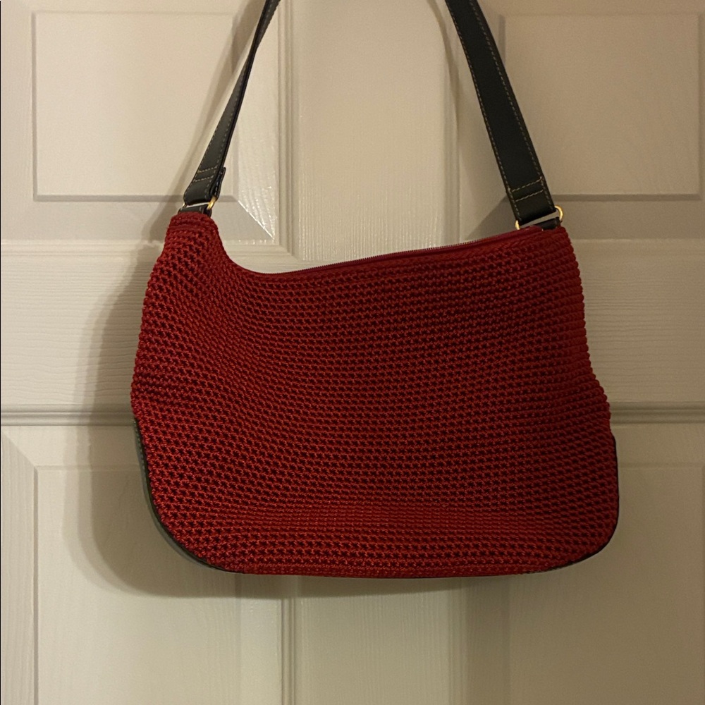 The‎ Sak Red Woven Shoulder Bag